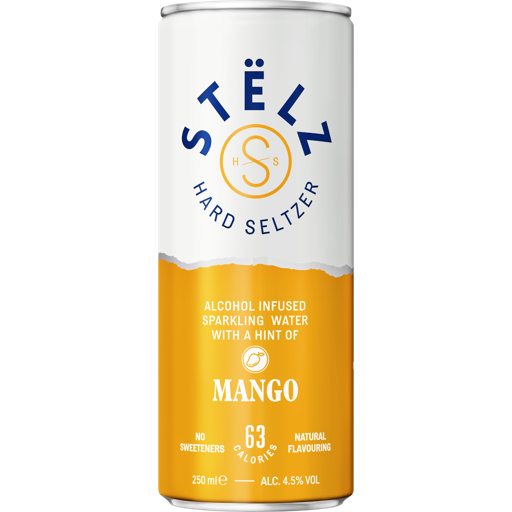 STELZ HARD MANGO BLIK - 12X 25 CL